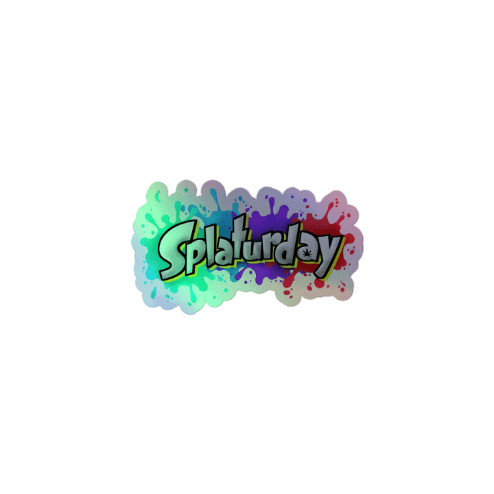 SPLATURDAY holo sticker SILLY EDITION product image (1)