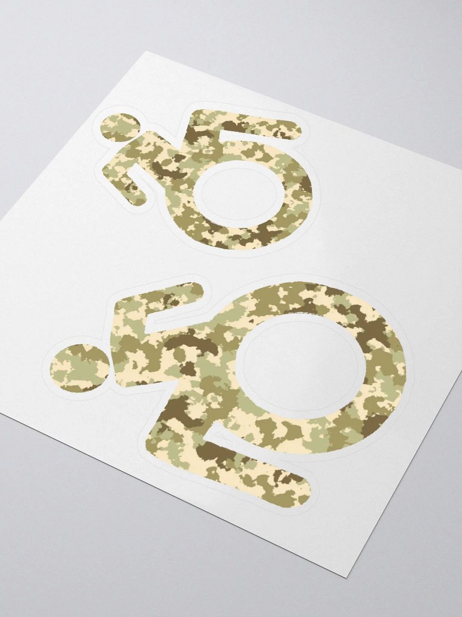 Wheelie, Desert Camo Sticker Sheet product image (3)