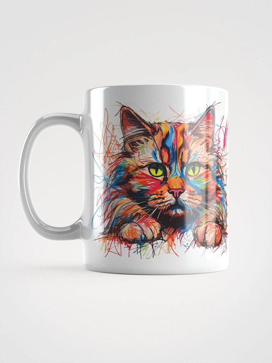 Graffiti Scribbles Cat 8 , Mug product image (11)