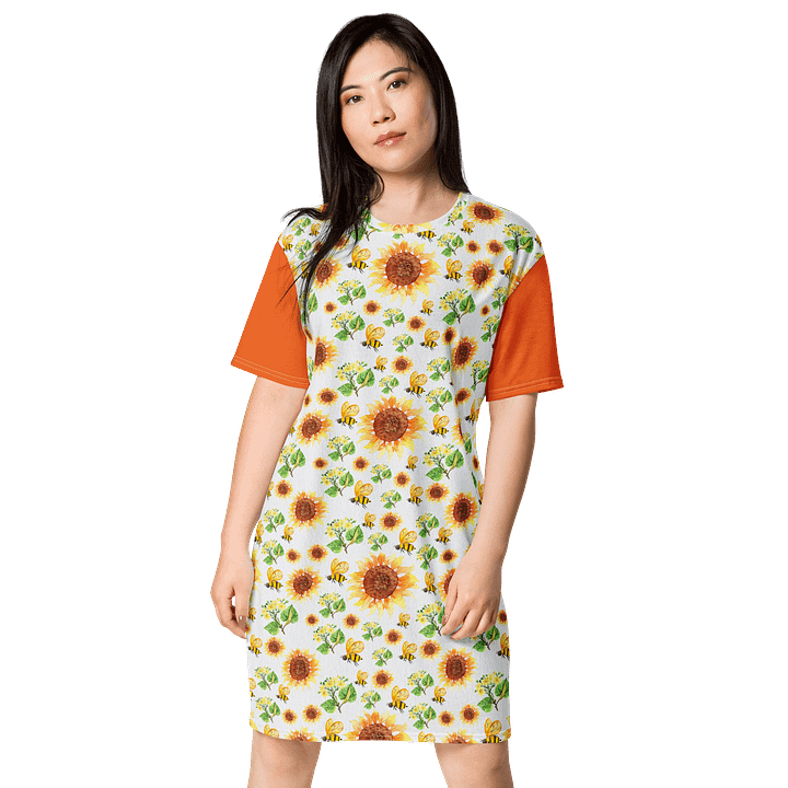 Sunflower Oversized T-Shirt Dress product image (2)