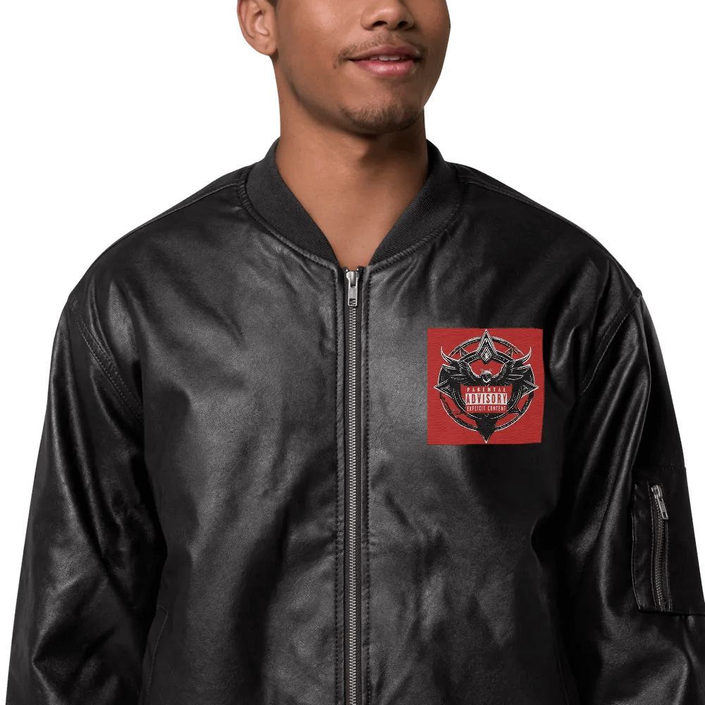 THCEOs Faux Leather Jacket | $THCBand Underground Brand Designer Streetwear product image (6)