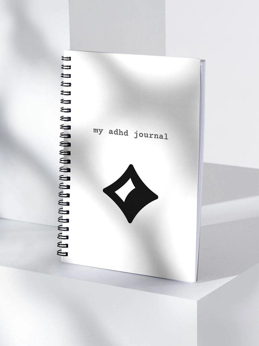 Plain White ADHD Journal product image (4)