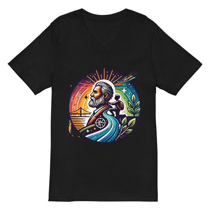 Cosmic Wanderer V-Neck Tee product image (2)
