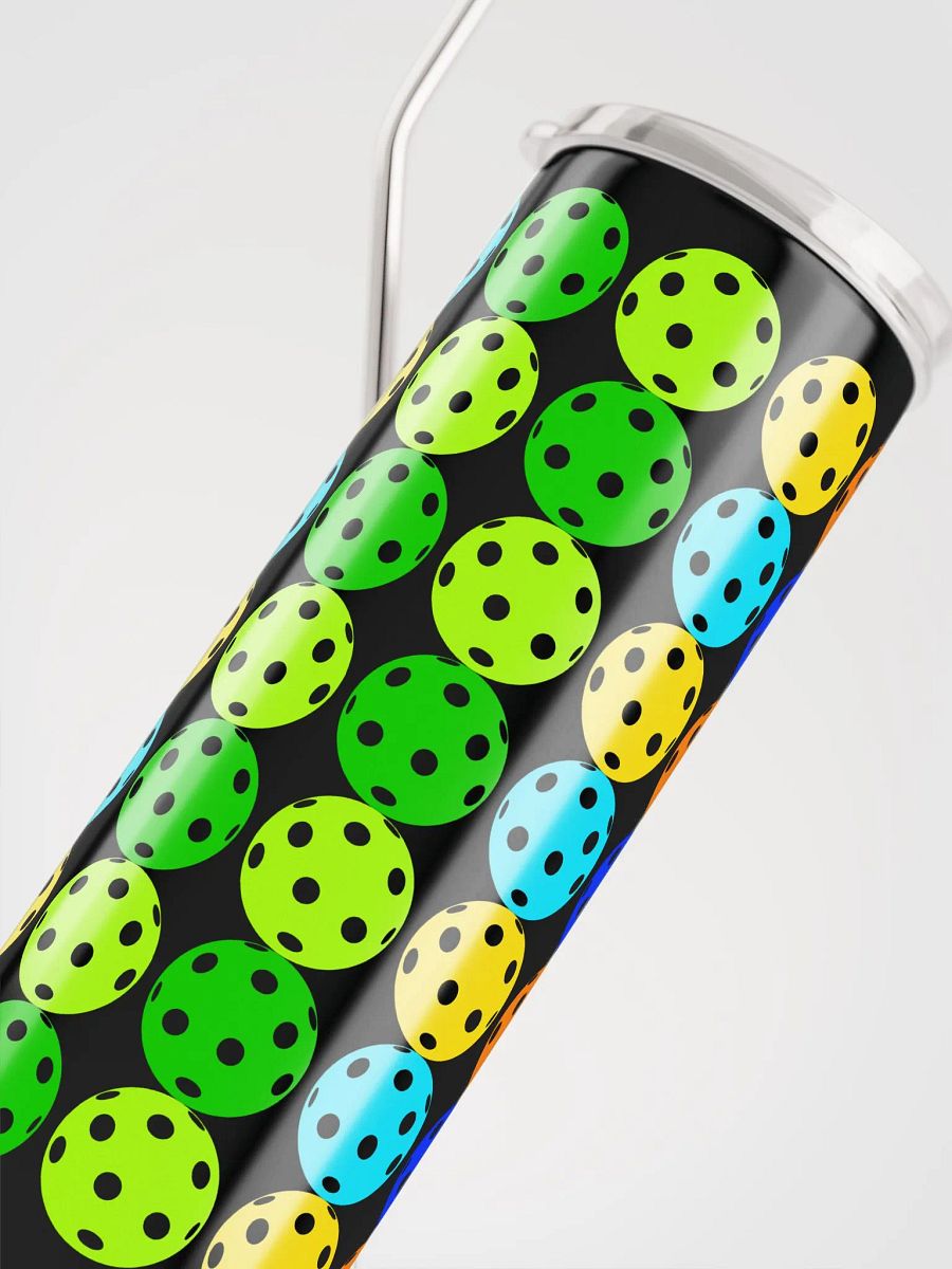 Colorful Pickleball Ball Wrap Tumbler product image (5)