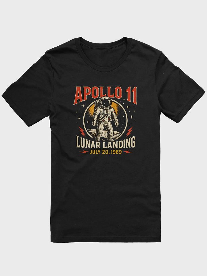 Apollo 11 Lunar Landing T-Shirt – Vintage Moon Landing Graphic Tee for NASA and Space History Fans product image (1)