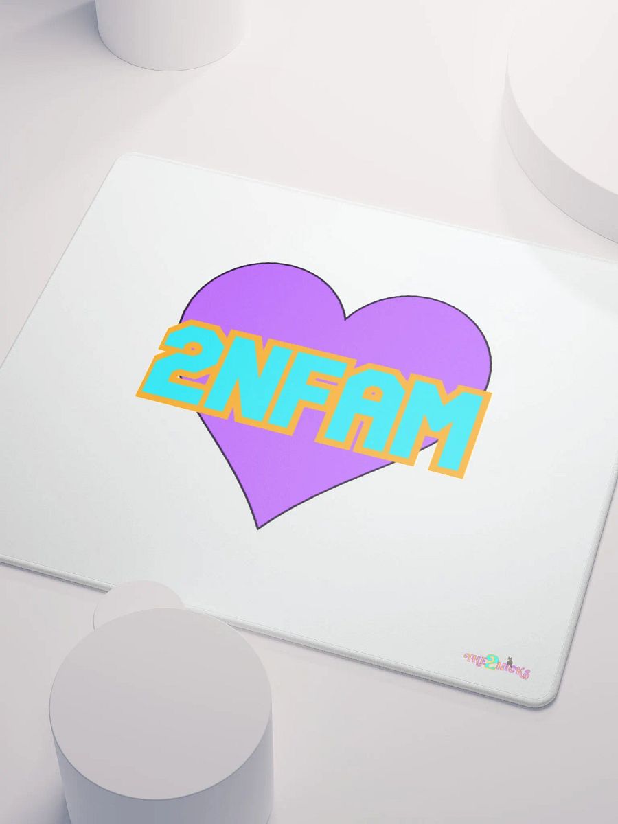 2NFAM Heart Gaming Mouse Pad (White) product image (3)
