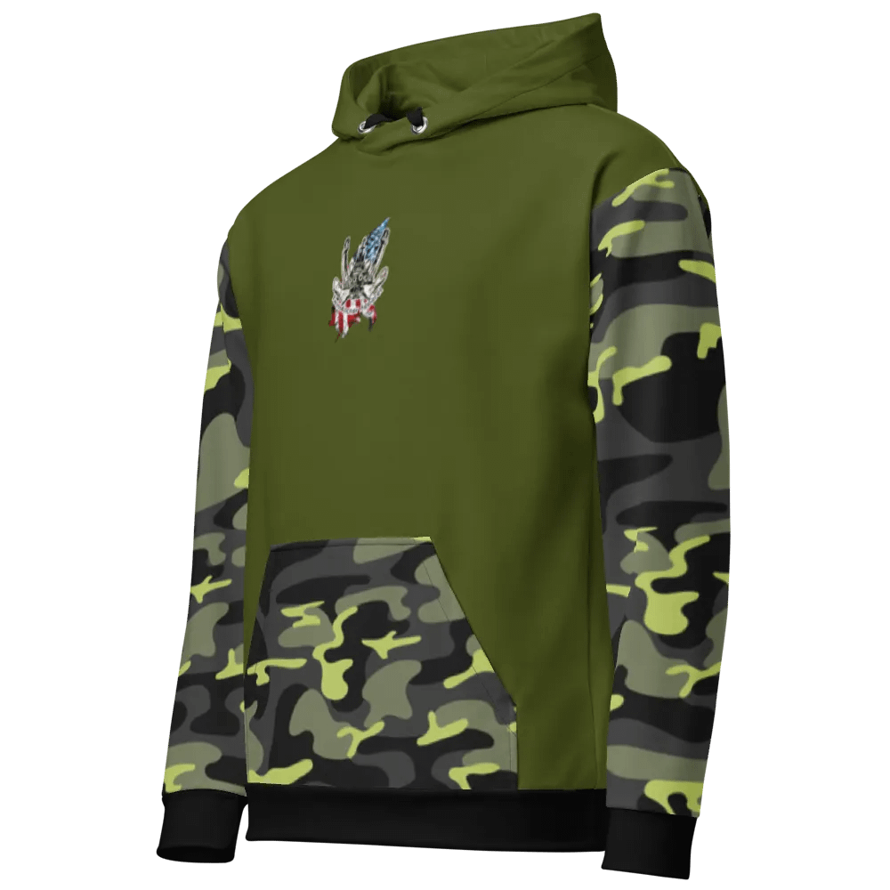 Camouflage & Green Chain Athena Tug & CE Flage Hoodie product image (8)