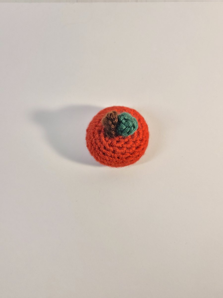 Handmade Amigurumi Mini Apple Stuffed Animal product image (2)