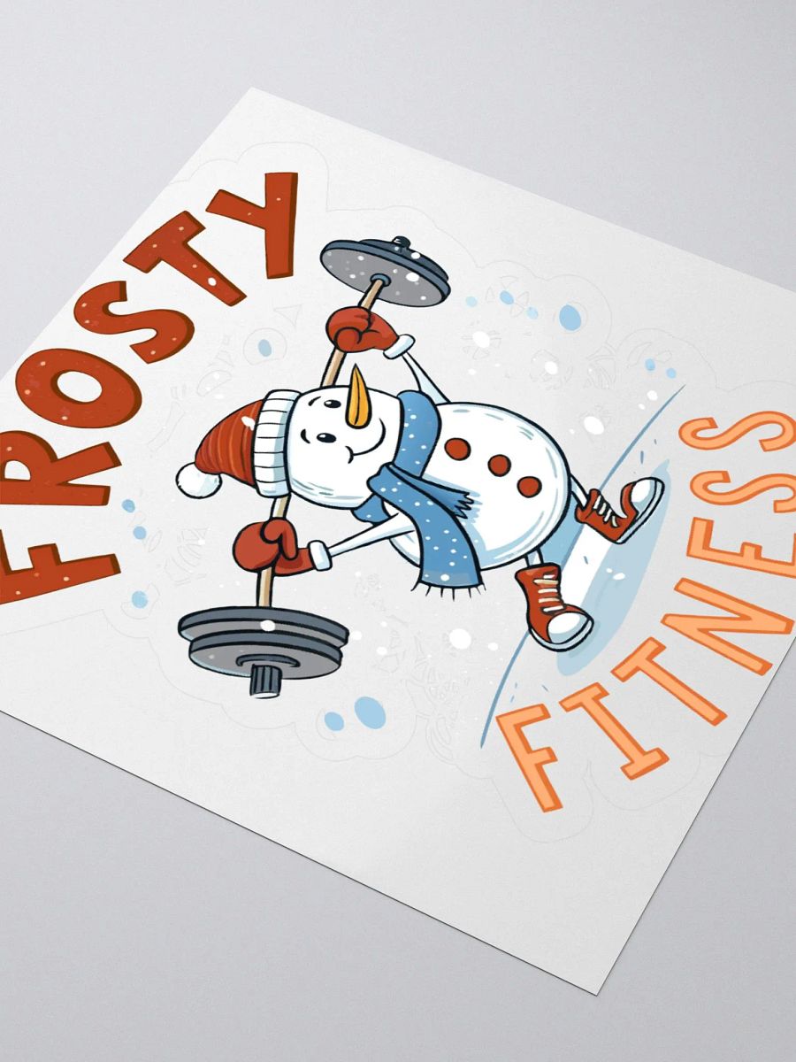 Frosty Fitness Kiss Cut Stickers product image (13)