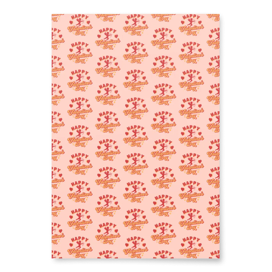 Retro Valentines Wrapping Paper Set of 3 product image (6)