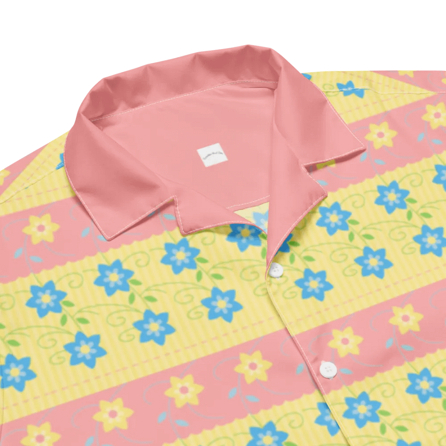 Hawaiian Style Shirt, Button Up, Unisex, Easter Egg Print product image (2)