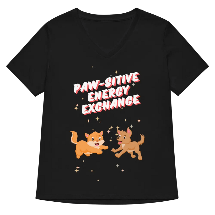 Paw-sitive Energy Exchange V-Neck Tee product image (5)