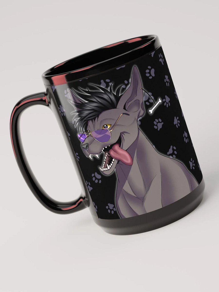 "Xo Me the Treats!" 15oz Mug - Black product image (3)