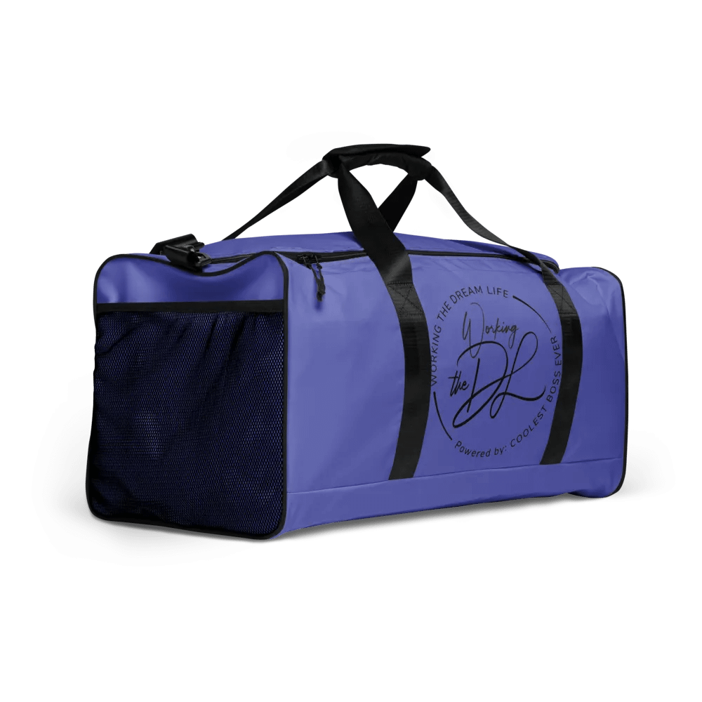 Purple All-Over Print Duffle Bag – Working The Dream Life | Premium Travel & Work Lifestyle Statement product image (7)