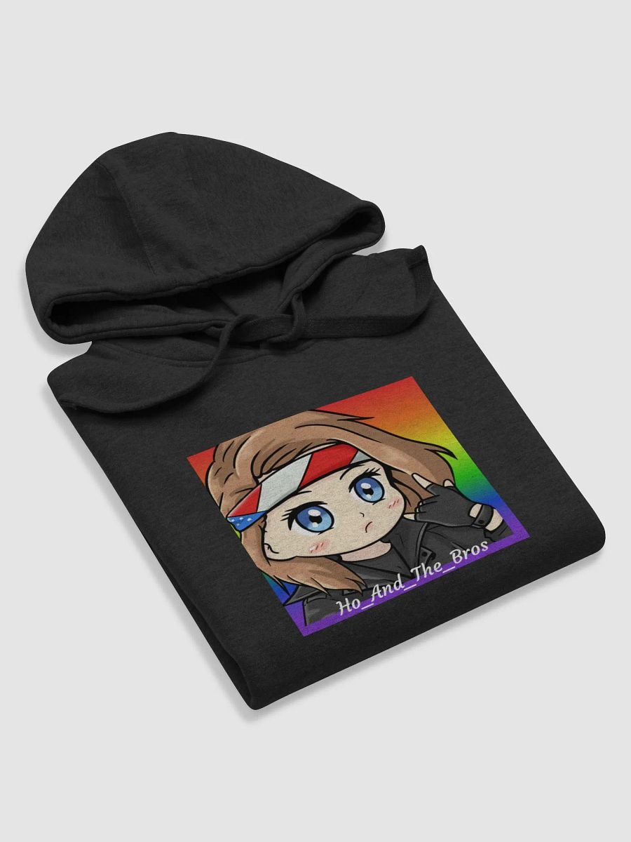 Ho_And_The_Bros Rainbow Logo Hoodie. product image (54)