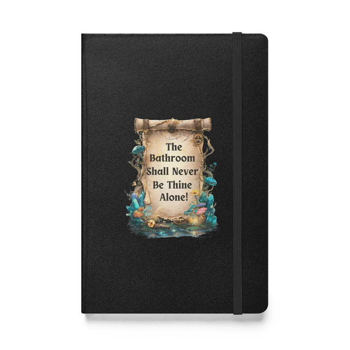 The Bathroom Shall Never Be Thine Alone – Funny Mom Notebook, Fairytale Parenting Humor, Relatable Mom Life Gift product image (1)