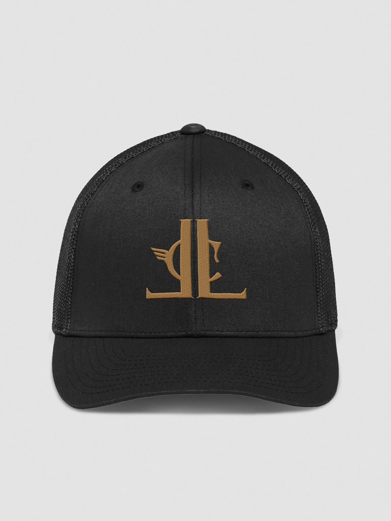 Legacy Co Official - Gold Logo Flexfit Mesh Back Trucker Hat product image (17)