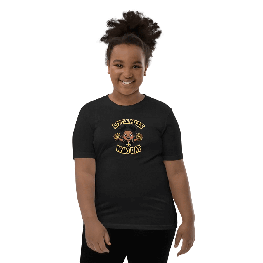 Cheerful Who Dat Youth T-Shirt product image (29)