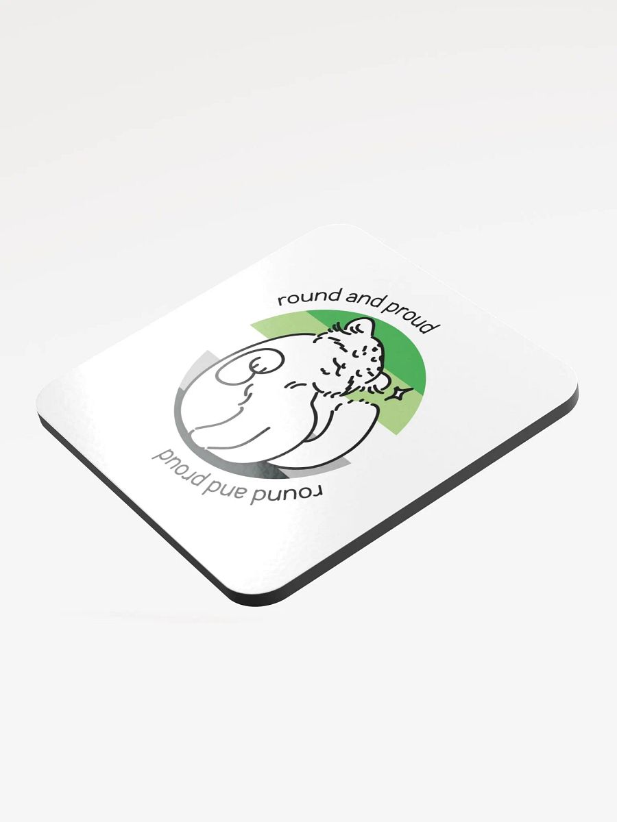 Round and Proud Aromantic Version - Coaster product image (3)