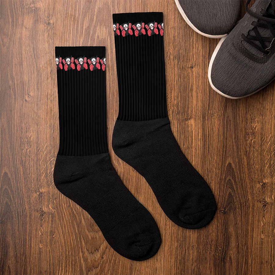 Black Visceral Stripe Socks product image (6)