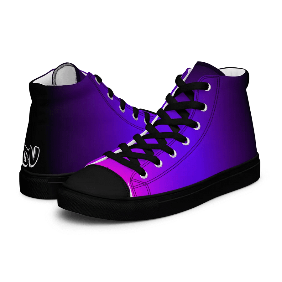 STRAIGHT VIBIN NEON COLOR FADE STYLE MEN'S CANVA SHOES product image (10)