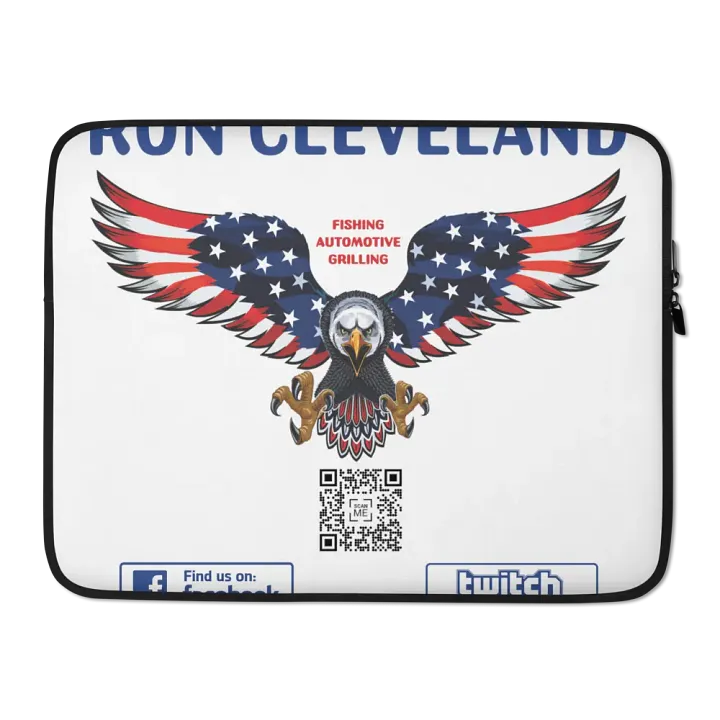 Patriotic Eagle Laptop Sleeve product image (2)