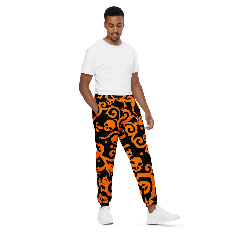 Scary Pumpkins Skull Unisex Track Pants product image (3)