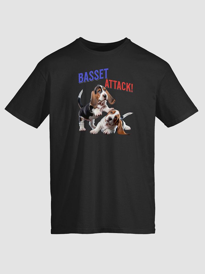 BASSET ATTACK! Unisex Puppy Play T-Shirt product image (1)