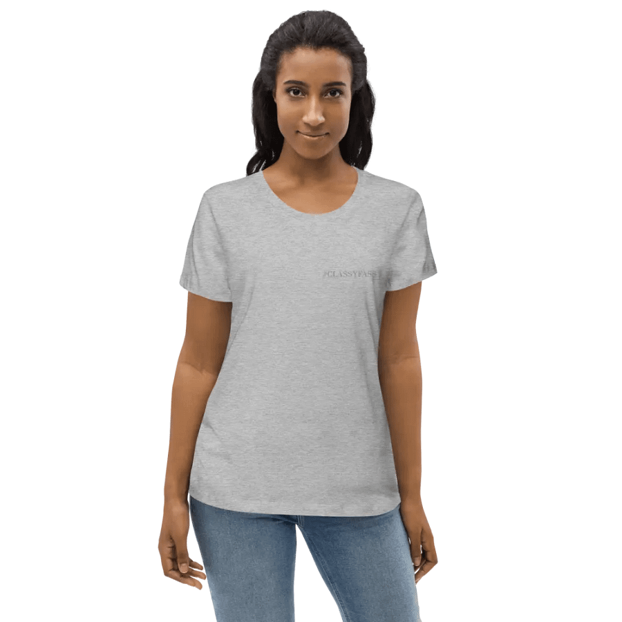 #ClassyFass - Heather Gray Fitted T-Shirt product image (5)