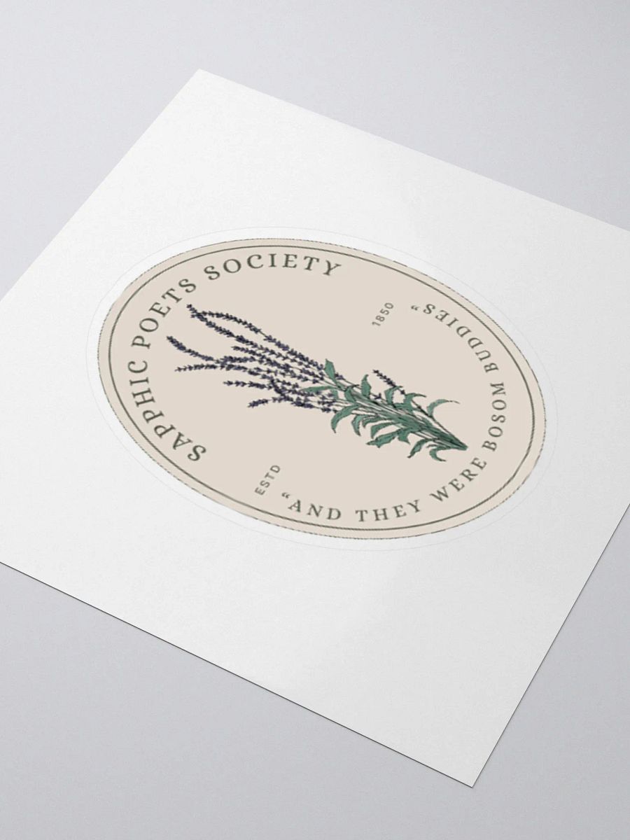 Sapphic Poets Society Sticker product image (9)
