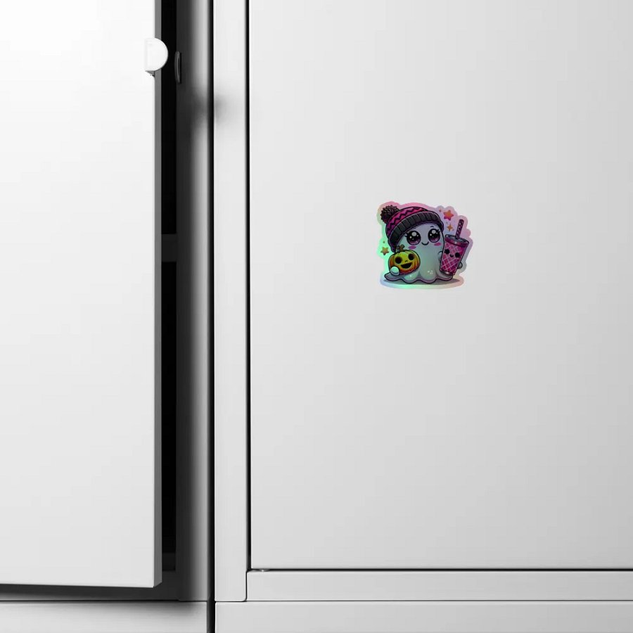 Cute Ghost w/Coffee product image (6)