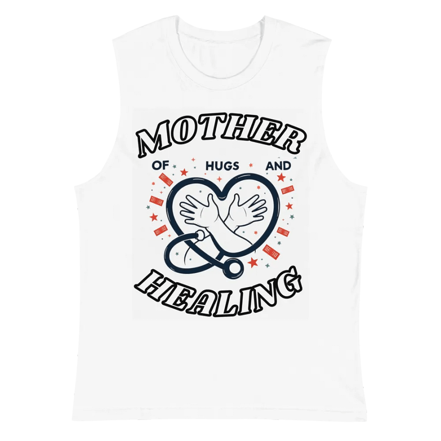 mother of Hugs and healing, Stethoscope Muscle Tank product image (2)