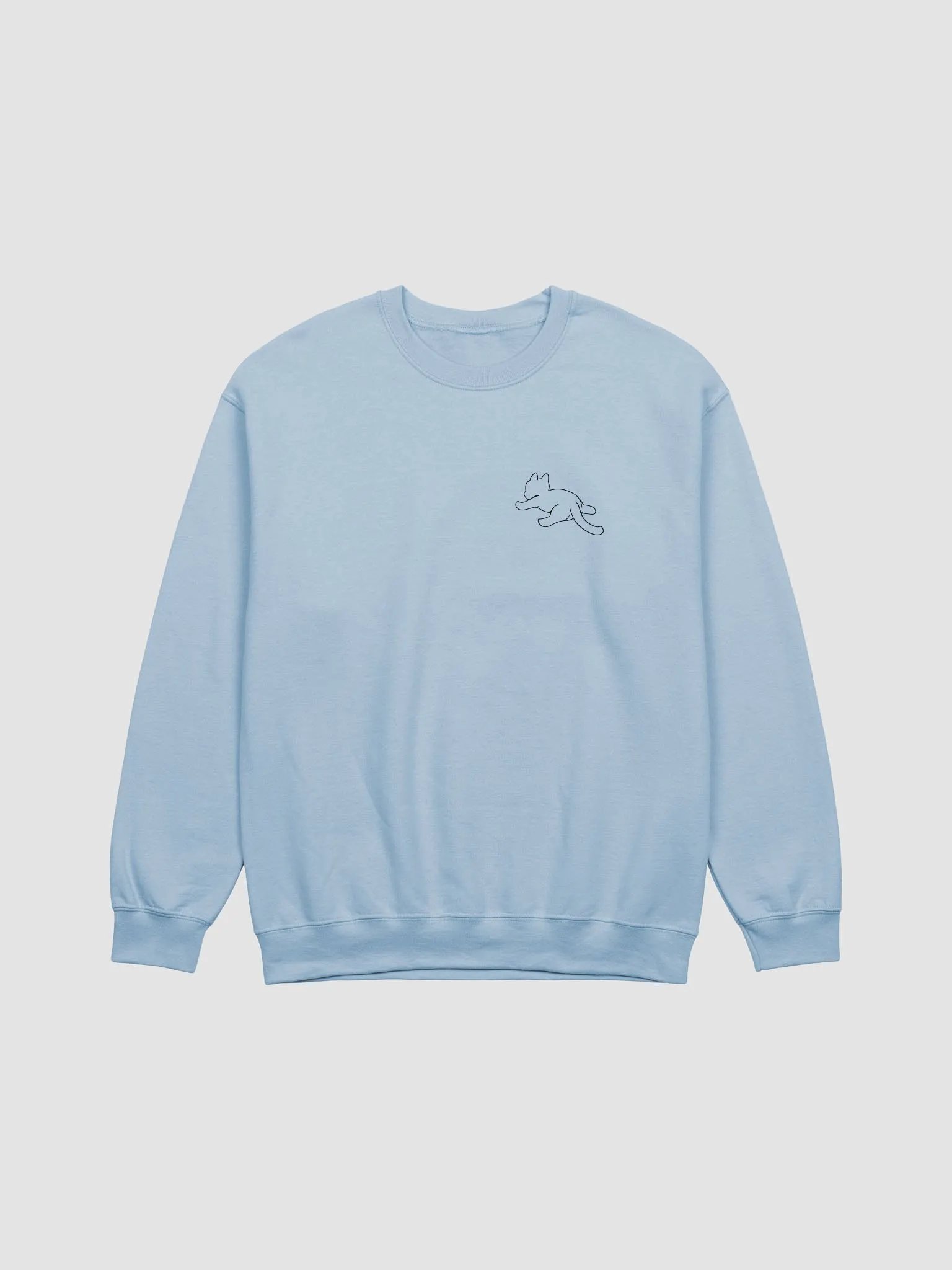 Lazy 'Black' Cat Crewneck product image (2)