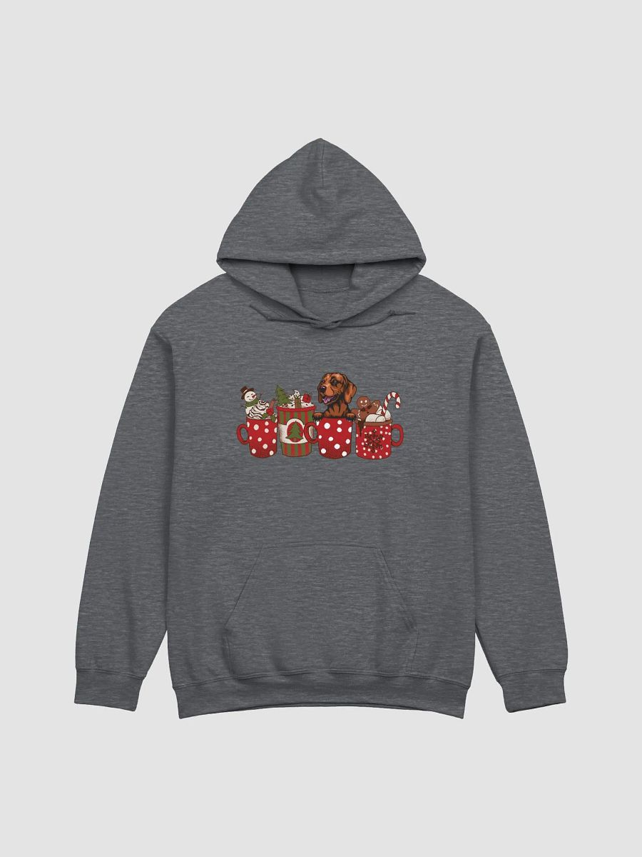 Cute Vizsla in a Christmas Cup Hooded Sweatshirt | Funny Christmas Pup in a Cup product image (4)