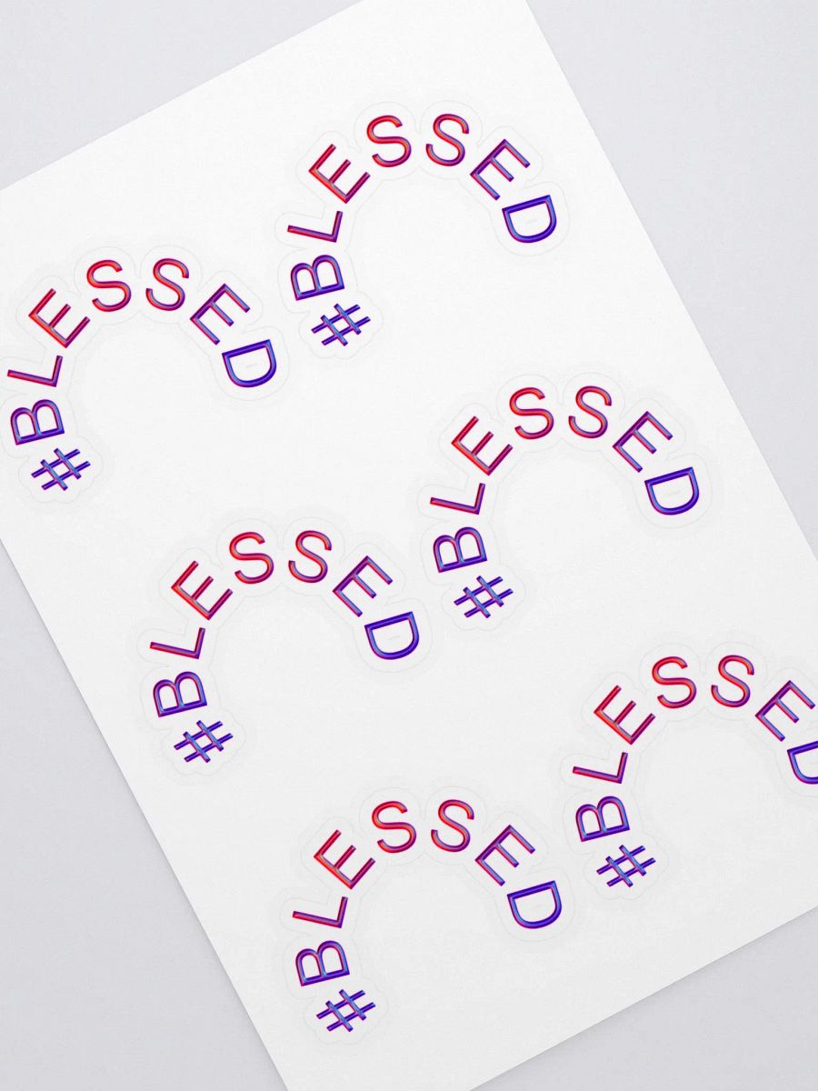 Blessed Sticker Sheet product image (3)