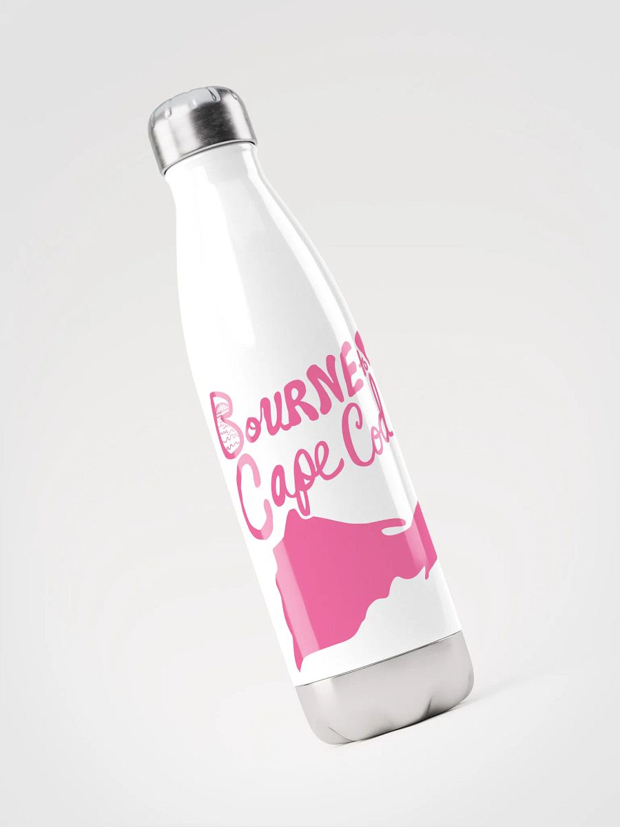 BOURNE to Cape Cod™ | Stainless Bottle | Brilliant Rose on White 💧 product image (3)
