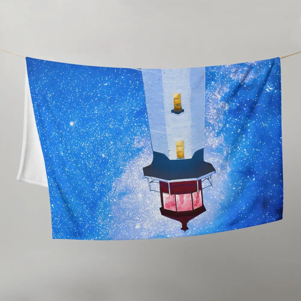 Peggy's Cove Lighthouse By Night Throw Blanket product image (9)