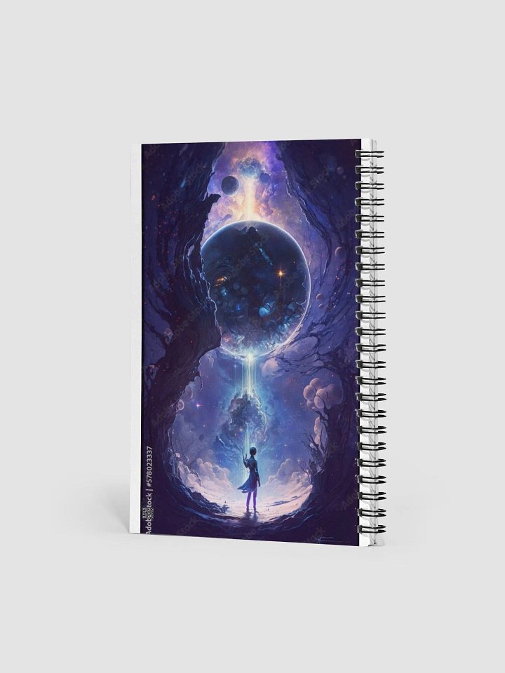 The Miracle wolf and spiritual wolf feather notebook product image (2)