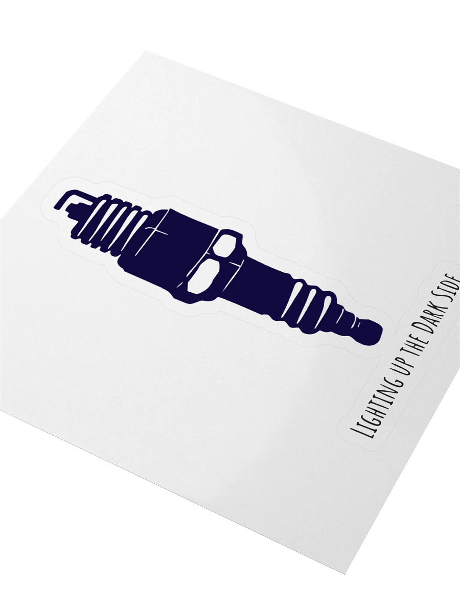 Spark Plug Warrior Kiss Cut Sticker product image (3)