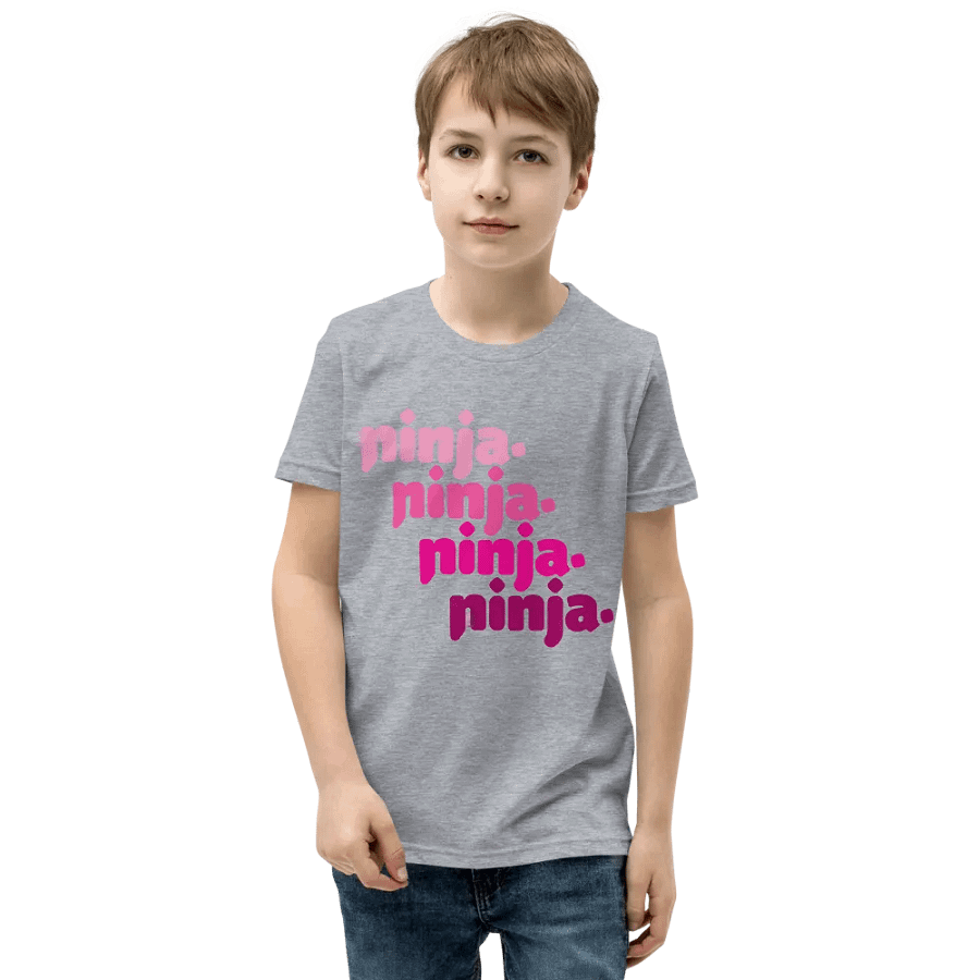 Quad Ninja Kids Tee: Pink product image (2)