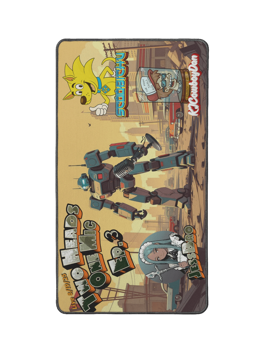 Two heads Ep. 3 Gaming / Desk Mat product image (1)