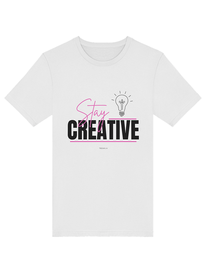 Stay Creative White Tee product image (1)
