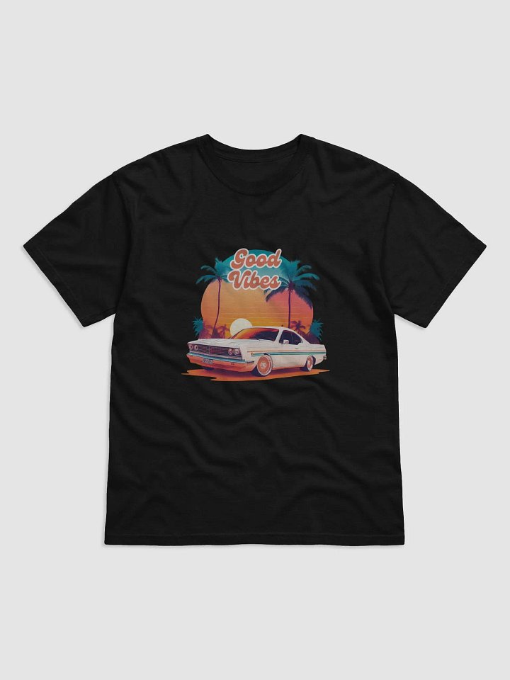Retro Good Vibes Sunset T-Shirt product image (3)