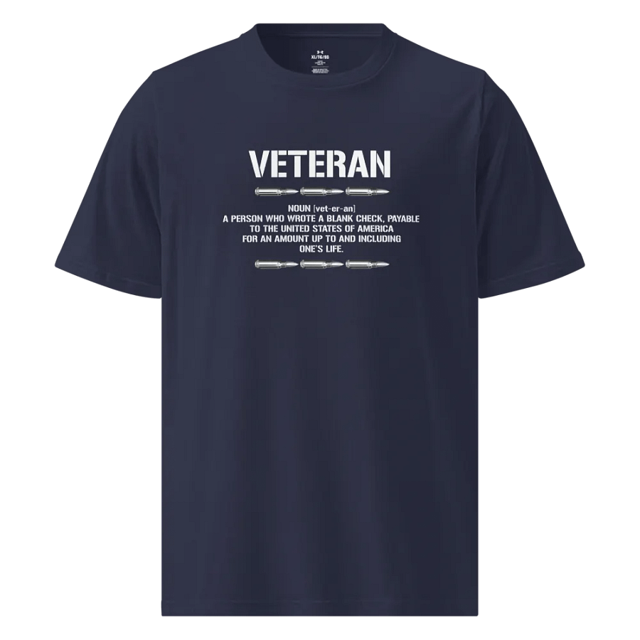 Veteran Blank Check Under Armour® Athletic T-Shirt - Dark product image (1)