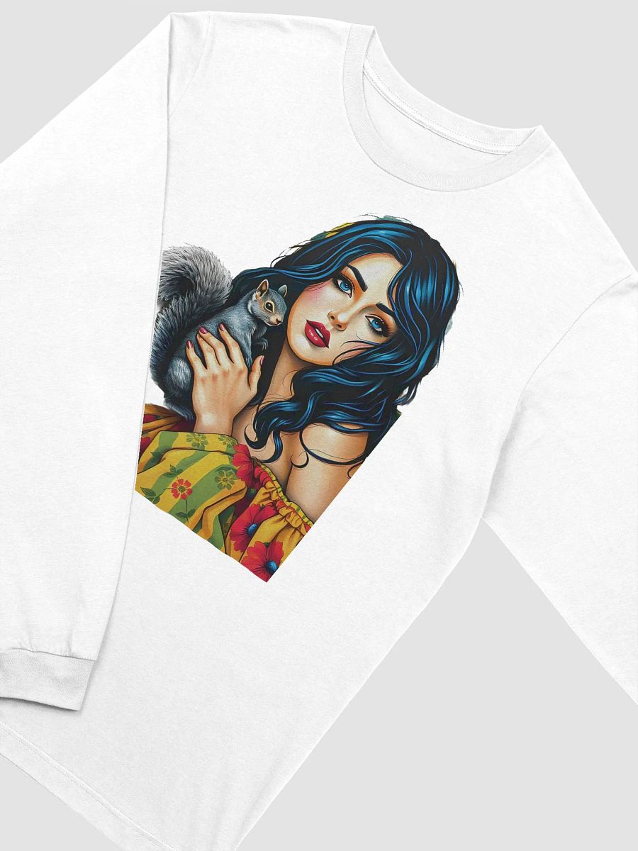 Enchanting Squirrel Whisperer Long Sleeve Tee product image (3)