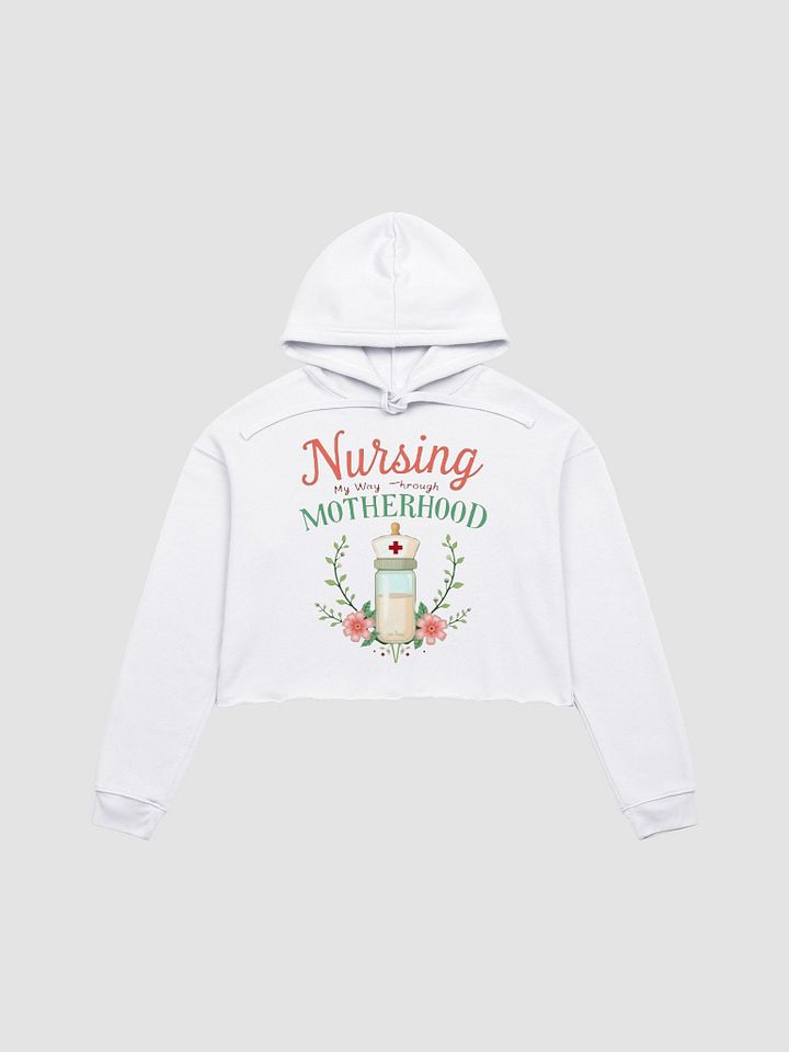 Nurse Mom Life Crop Hoodie product image (5)