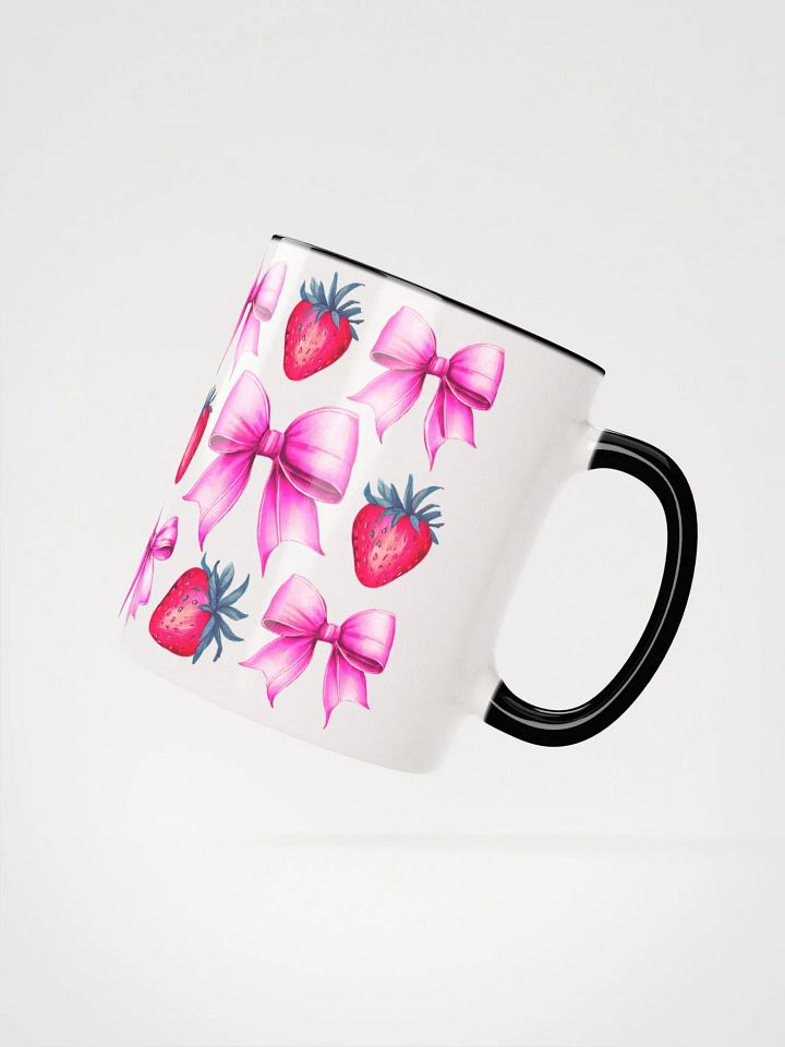 Strawberry Bow Elegance Ceramic Mug product image (11)