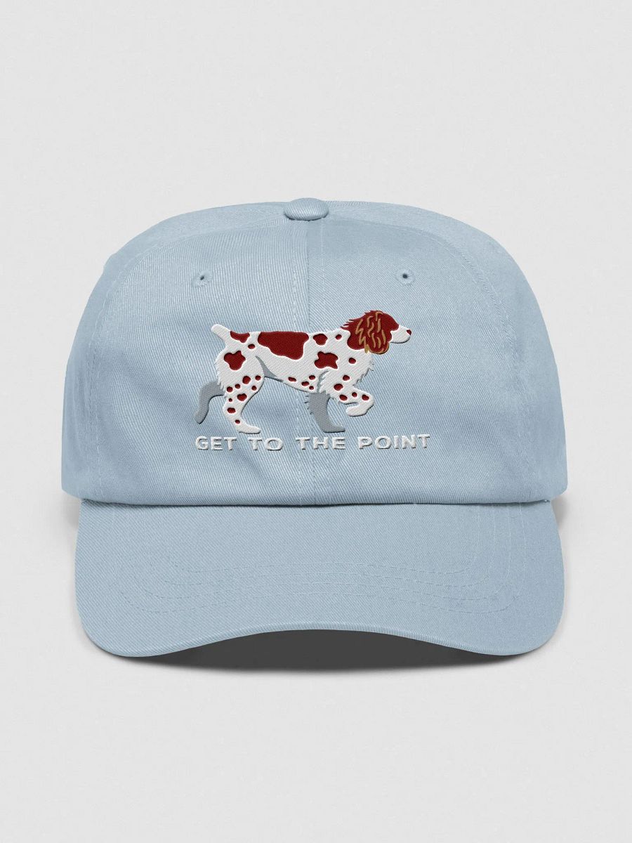 Get to the Point Classic Dad Hat(Embroidered) of a Brittany Spaniel(Liver) product image (17)