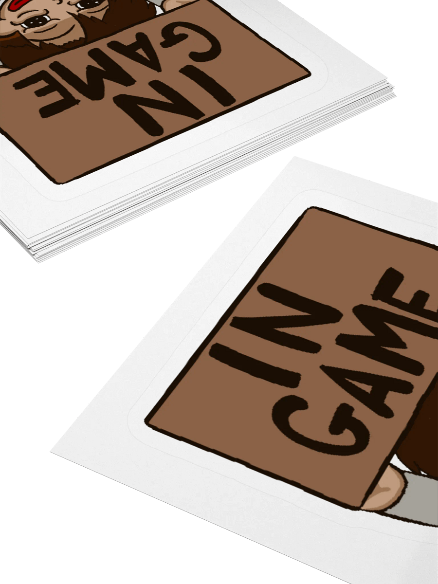 "IN GAM3" - Sticker product image (4)