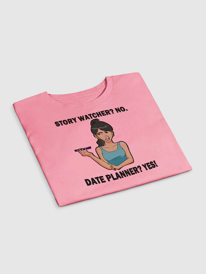Story Watcher vs. Date Planner - premium CROP t-shirt product image (2)